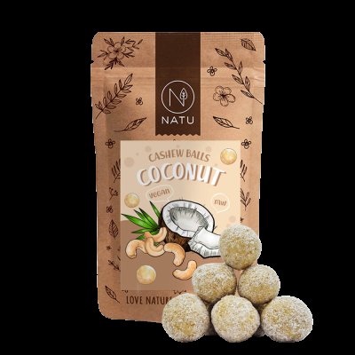NATU Kokosové kuličky s kešu krémem 70 g