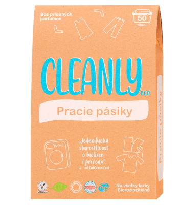 CLEANLY ECO Prací proužky - Univerzální bez vůně 50 ks