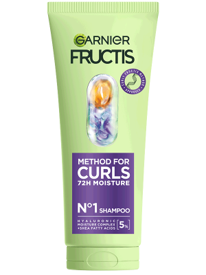 GARNIER Fructis Curls Method Hydratační šampon pro vlnité a kudrnaté vlasy 200 ml