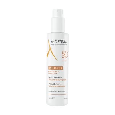 A-DERMA Protect transparent sprej SPF50+, 200 ml