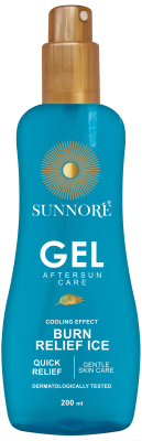SUNNORÉ Chladivý gel na spáleniny 200 ml