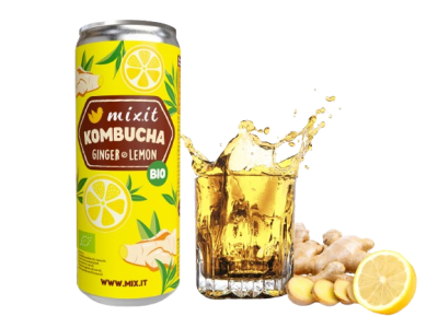 MIXIT BIO Kombucha - Ginger & Lemon 330 ml