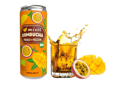MIXIT BIO Kombucha - Mango & Passion Fruit 330 ml