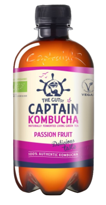 THE GUTSY CAPTAIN Kombucha Passion Fruit 400 ml