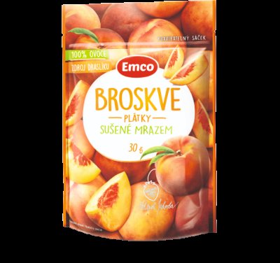 EMCO Mrazem sušené broskve 30 g
