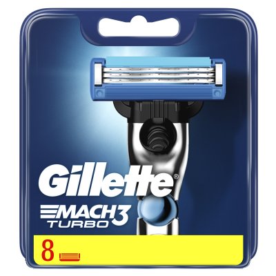 Gillette Mach3 Turbo Aloe náhradní hlavice 8ks