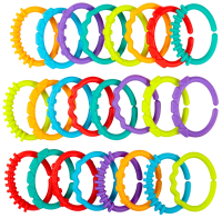 Bright Starts Kousátko C kroužky 24 ks