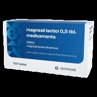 GLENMARK Magnesii Lactici 0.5g 100 tablet 100 ks