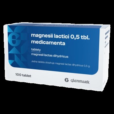 GLENMARK Magnesii Lactici 0.5g 100 tablet 100 ks