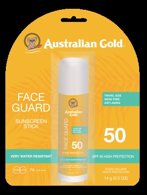 AUSTRALIAN GOLD SPF 50 Face Guard Stick 14 g
