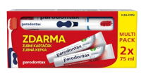 PARODONTAX Duopack Whitening + zubní kartáček 2 x 75 ml