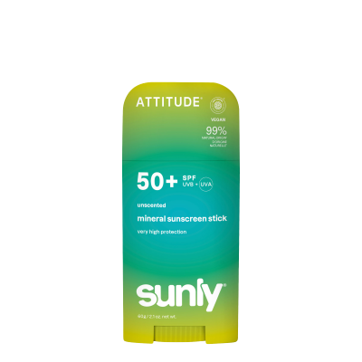 ATTITUDE Minerální opalovací krém Sunly SPF 50+ bez vůně 60 g