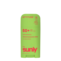 ATTITUDE Dětský minerální opalovací krém Sunly SPF 50+ s vůní melounu a kokosu 60 g