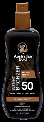 AUSTRALIAN GOLD SPF 50 Spray Gel Bronzer 237 ml