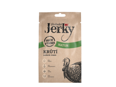 JIHOČESKÉ JERKY Krůtí natur 20 g