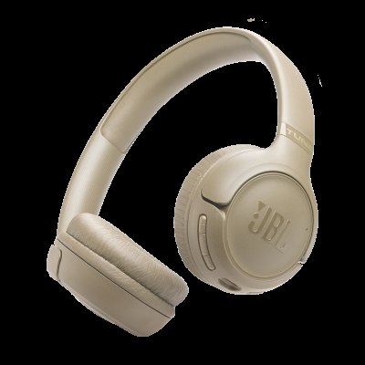 JBL Tune 530BT Beige bezdrátová Bluetooth sluchátka na uši