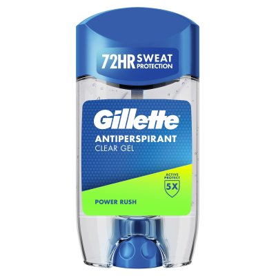 GILLETTE Antiperspirant Čirý Gel pro Muže, Power Rush 70 ml