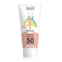NAÏF Ochranný krém na opalování SPF 50 pro děti a miminka bez parfemace 100 ml