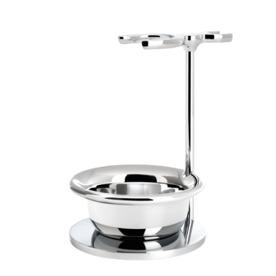 MÜHLE Stojánek na holicí strojek a štětku s miskou