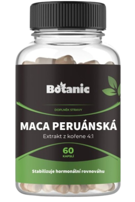 BOTANIC Maca peruánská - Prášek z kořene BIO 60 kapslí