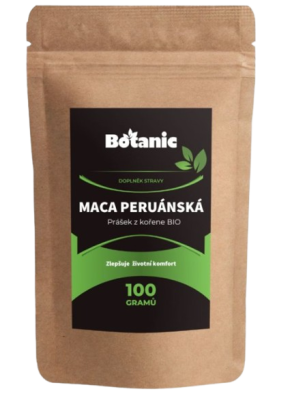 BOTANIC Maca peruánská - Prášek z kořene BIO 100 g