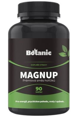 BOTANIC MagnUp - Prémiová směs hořčíků 90 kapslí