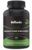 BOTANIC MagnUp Sleep & Recovery - Hořčíky pro relaxaci a spánek 90 kapslí
