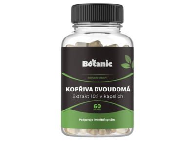 BOTANIC Kopřiva dvoudomá - extrakt 10:1, 60 kapslí