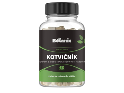 BOTANIC Kotvičník (Tribulus) - extrakt z plodů s 90 % saponinů 60 kapslí