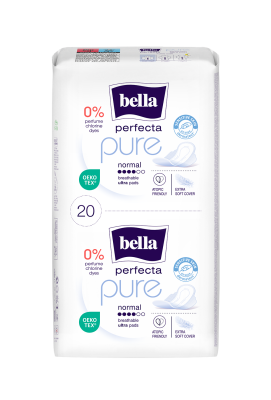 BELLA Perfecta Pure Normal Ultratenké menstruační vložky 20 ks