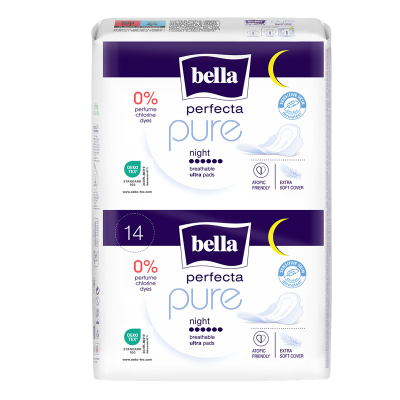 BELLA Perfecta Pure Night Ultratenké noční menstruační vložky 14 ks