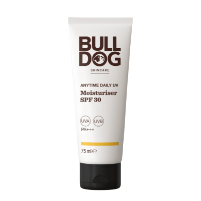 BULLDOG Anytime Daily Moisturise UV SFP 30 - Protect & Hydrate Skin 75 ml