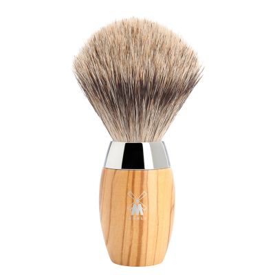 MÜHLE Štětka na holení Kosmo z jezevčích štětin - Olivové dřevo