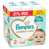 PAMPERS Premium Care Velikost 2, 4kg-8kg 246 ks
