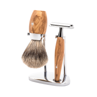 MÜHLE Shaving Set Fine Badger Kosmo - Olivové dřevo