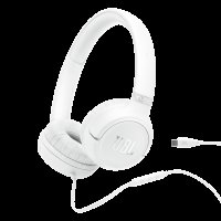 JBL Tune 530C White, kabelová sluchátka na uši