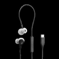 JBL Endurance Run 3C USB-C Black/Grey, drátová sportovní sluchátka s USB-C konektorem