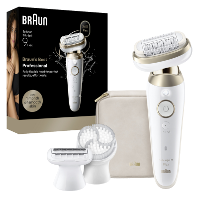 BRAUN Silk·épil 9 Flex epilátor 9-060 3D, zlatá