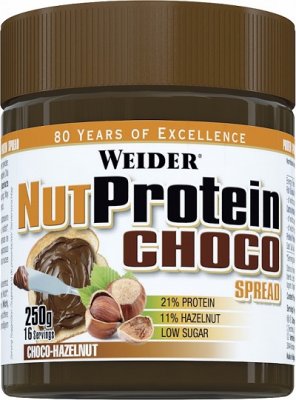 Weider , Ořechovo proteinový čoko krém, , Čokoláda 250 g