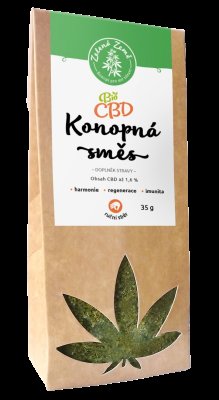 Zelená země CBD konopná směs BIO 1,6% 35 g