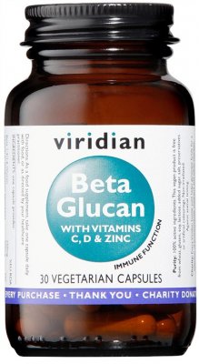 Viridian Beta Glucan 30 kapslí