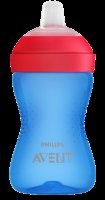 Avent Hrneček Grippy s jemnou hubičkou 300 ml 1 ks pro chlapce Avent Hrneček Grippy s jemnou hubičkou 300 ml 1 ks pro chlapce