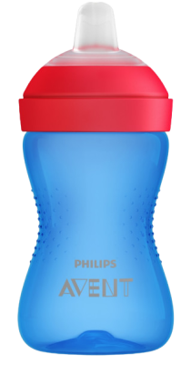 Avent Hrneček Grippy s jemnou hubičkou 300 ml 1 ks pro chlapce Avent Hrneček Grippy s jemnou hubičkou 300 ml 1 ks pro chlapce