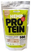 Zelená Země Konopný protein kakao s banánem 500g