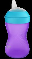 Avent Hrneček Grippy s jemnou hubičkou 300 ml 1 ks pro dívky Avent Hrneček Grippy s jemnou hubičkou 300 ml 1 ks pro dívky