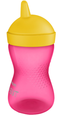 Avent Hrneček Grippy s tvrdou hubičkou 300 ml 1 ks pro dívky Avent Hrneček Grippy s tvrdou hubičkou 300 ml 1 ks pro dívky