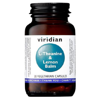Viridian L-Theanine & Lemon Balm 30 kapslí