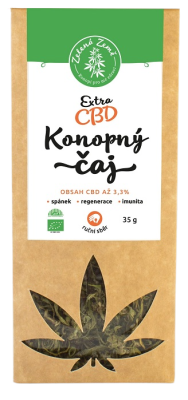 Zelená Země CBD Extra konopný čaj 3,3%, 35g