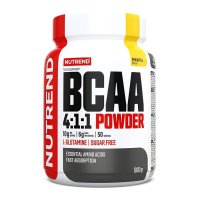 Nutrend BCAA 4:1:1 Powder pineapple 500 g - NUTREND BCAA Mega Strong Powder 500 g