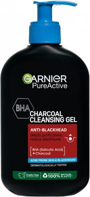 Garnier Pure Active čistící gel proti černým tečkám 250 ml